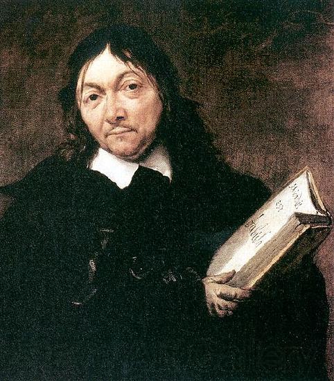 Jean Baptiste Weenix Portret van Rene Descartes France oil painting art